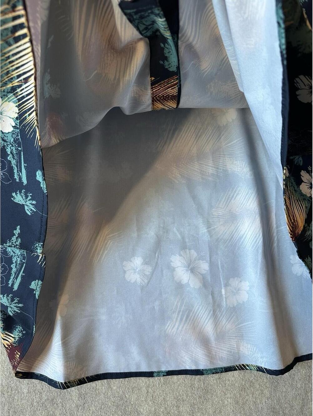 DIXXON Kaanapali Party Short Sleeve Mens 3XL Blue Hawaiian Floral - Picture 8 of 8